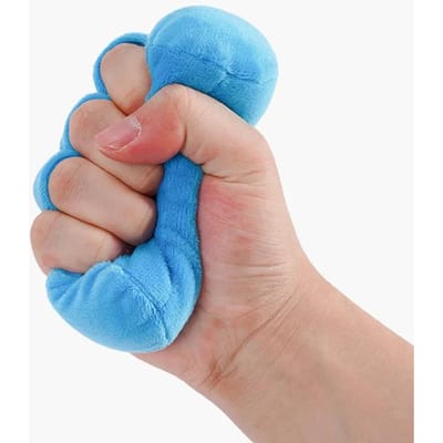 Handcontractuur Kussen Vinger Revalidatie Trainingsapparaat voor Handpalmgrepen en Contractuurpreventie blue