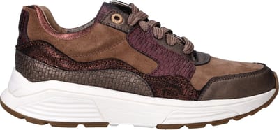 Xsensible Golden Gate Lady Sneakers - Leer - Dames - Bruin - Maat 36