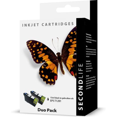 SecondLife - Duopack Epson T 1281 Black