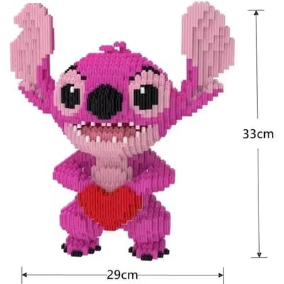 33CM Stitch Blokken - Het Beste Doe-het-zelf Bouwspeelgoed voor Kinderen en Volwassenen Die Van Een Uitdaging Houden Doe-het-zelf Puzzel Bouwblokken