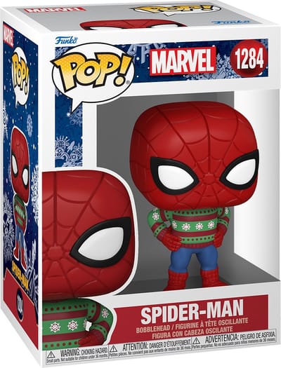 Funko SpiderMan - Holiday POP! Spider-Man 9 cm Verzamelfiguur - Multicolours