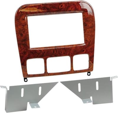 2-DIN Paneel geschikt voor Mercedes Benz S-Klasse (W220) 1998-2004 - Kleur: Houtlook