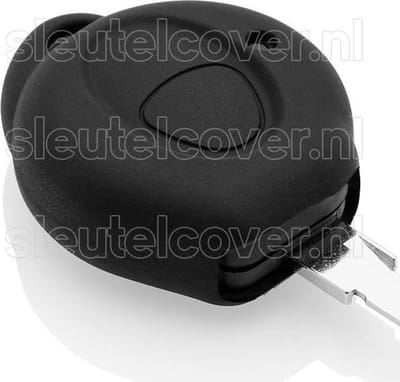 Autosleutel Hoesje geschikt voor Peugeot - SleutelCover - Silicone Autosleutel Cover - Sleutelhoesje Zwart