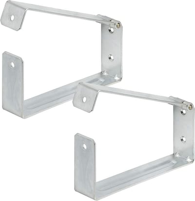 Ladderhouder Set - Gereedschapshouder Metaal - Veilig Opbergen - Weerbestendige Verzinking - 2 Delig 15 kg - Zilverkleurig