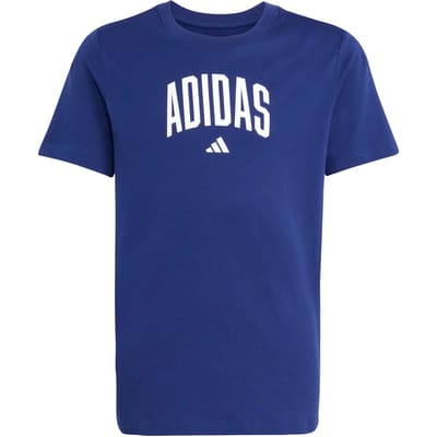 Adidas Collegiate Graphic T-shirt Met Korte Mouwen Blauw 7-8 Years Kinderen