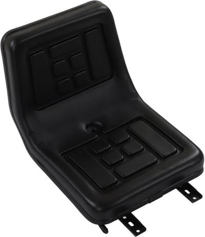 Tractorstoel PU‑Leder – Max. 150 kg – Ergonomisch Comfort – Vervangstoel voor Tractor, Heftruck, Graafmachine, Loader