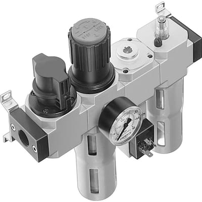 Festo Luchtverzorgingsunit G1/4'' 0.5-12bar 1320l/min 40µm Midi - 185819 - P2X7K