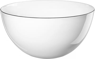 ASA Selection | à Table Ligne Noir kom | Soepkom rond | Porselein | Wit | 21cm