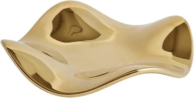 Keramisch Sieradenbakje - Snuisterij Schotel - Decoratieve Opslag - Compact Formaat - 67x67x12in - Helder Goud