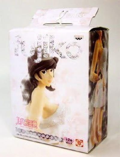 Grote Fujiko Mine Figuur in Witte Kanten Jurk - Luxe Model Collectie