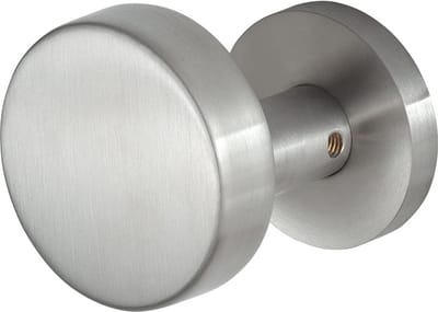 Deurknop - RVS geborsteld - RVS - GPF - GPF9865.09-00 RVS mat excentrische knop S2 60x16mm met knopvastzetter met rond