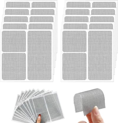 Herstelset voor Vliegenramen - Zelfklevende Reparatietape voor Raam- en Deurschermen, Glasvezel Materiaal, Eenvoudig in Gebruik, Duurzaam en Effectief
