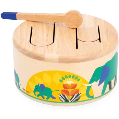 Janod - Gioia - Houten babytrommel - Jungle