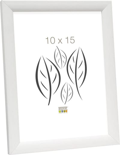Deknudt Frames fotolijst S54SF1 - witte schilderlook - hout - 10x15 cm