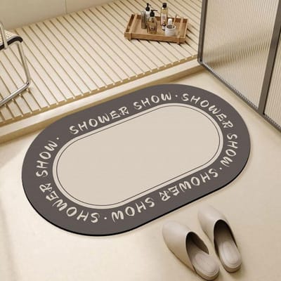 Badkamervloermat Badkamer Antislip Absorberend Toilet Sterk Deur Waskamer Diatomeeënaarde Sneldrogende Mat Tapijt Badkamer 40*60CM