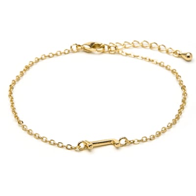 Luxenter Armband met 18-karaats geelgouden afwerking - Alphabet