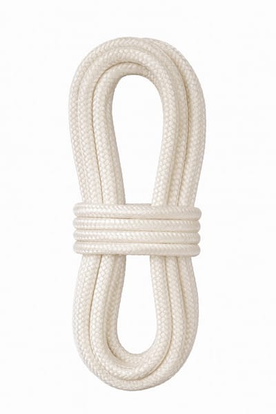 Sterk gevlochten touw 20 meter – 12 mm dik – duurzaam nylon/polyester – wit – ideaal voor boot, werkplaats, tuin en outdoor toepassingen