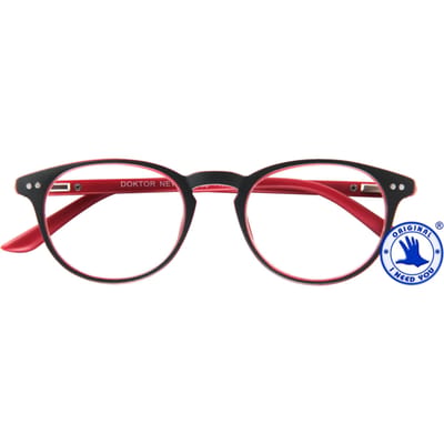 Leesbril I Need You +2.50 dpt Dokter New grijs-rood