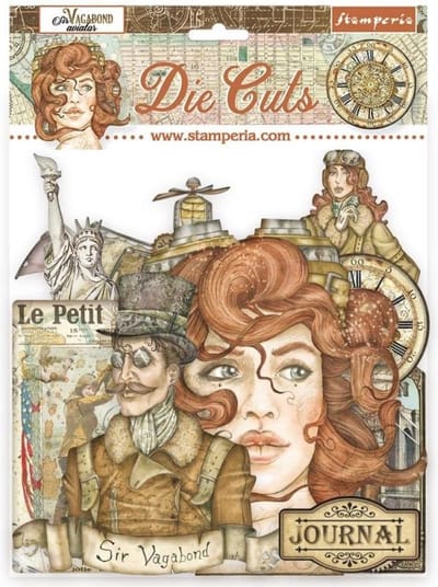 Stamperia - Sir Vagabond Aviator - Die Cuts (DFLDC61)