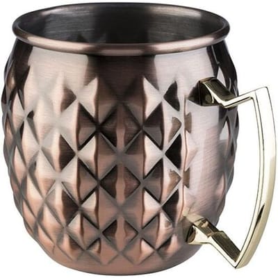 GGM Gastro (6 Stück) Becher - MOSCOW MULE - 500ml - Antik-Kupfer - mit Henkel