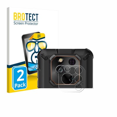 BROTECT - Screenprotector voor Ulefone RugOne Xever 7 Pro (ALLEEN Camera Lens) - Folie Beschermfolie transparant 2 Stuks