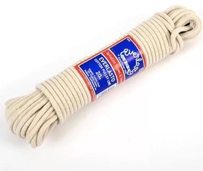 Natuurlijke katoenen katrol lijn sjerp koord 5.5mm x 20M