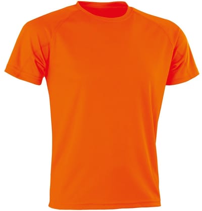 Spiro Volwassenen Unisex Impact Aircool Tee (Fluoriserend Oranje) M