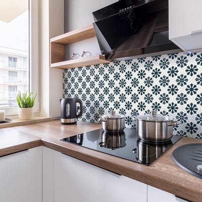 Zelfklevende tegelmuurstickers voor keuken en badkamer - 30 Azulejos Anacleto tegelstickers - 30 stickers 20x20cm