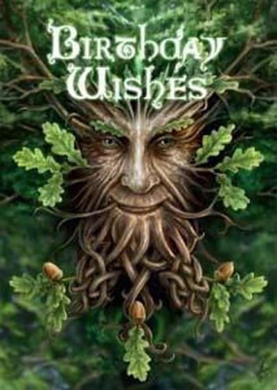 Anne Stokes Verjaardagskaart Oak King