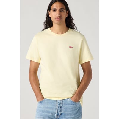 Levi's Original Housemark Tee Yellow Maat: M | Basic T-Shirts Outlet | Heren | Geel
