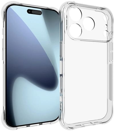 Coverup Hoesje - Geschikt voor iPhone 18 Pro / 17 Pro Hoesje - Coverup TPU Back Cover met AirBag Corners - Transparant