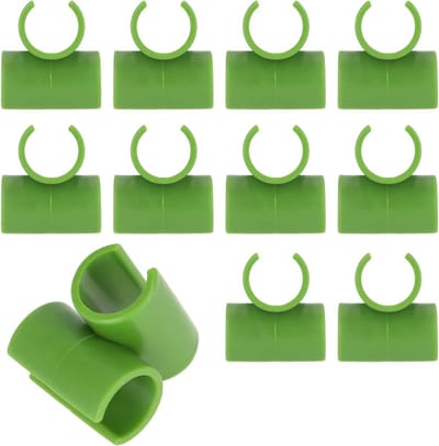 Plantenverbindingsstukken voor Tuin - 10-delige Kruisgesp en Connectoren voor Tuinpalen en Plantensteunringen