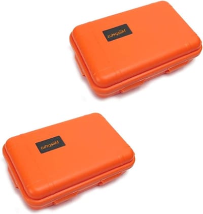 Grote Waterdichte en Schokbestendige Opbergdozen voor Buiten - Ideaal voor Overleving en Opslag (XL, Oranje)