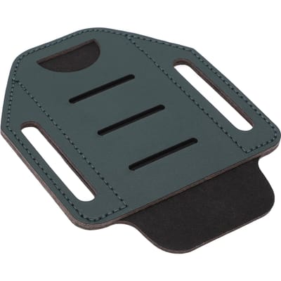 Étui Multitool en Cuir EDC Organisateur Porte-Outil à Poche Unique pour Ceinture Lampe de Poche CampingVert