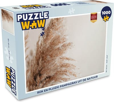Puzzel Gras - Planten - Natuur - Pampasgras - Legpuzzel - Puzzel 1000 stukjes volwassenen