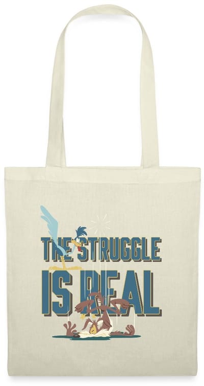 Looney Tunes The Struggle Is Real Tas Van Stof Schoudertas