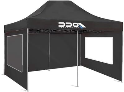 Partytent - Tent - Buitenfeest - Waterdicht - 3x2 meter - Zwart