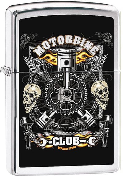 Aansteker Zippo Vintage Motorbike Poster