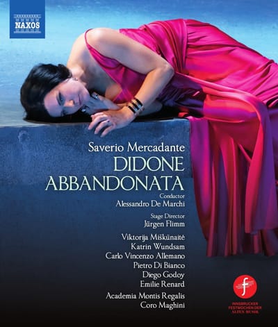 Viktorija Miskunaite, Katrin Wundsam, Carlo Vincenzo Allemano - Mercadante: Didone Abbandonata (Blu-ray)