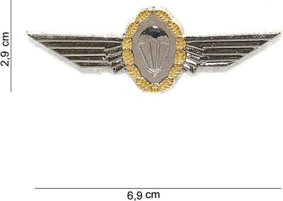 Embleem metaal German parawing pin