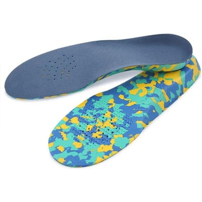 Inlegzolen voor kinderen Voetverzorgingshulpmiddel voor kinderen Platte voetboogondersteuning Kinderen binnenzoolzolen Sportschoenen Pads 23-25 blue