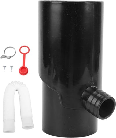 Regenomleider Set - Wateropvanger Regenpijp - Water Besparen - Compleet Installatiepakket - 8 cm Pijp - Zwart