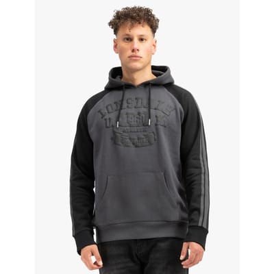 Lonsdale London Linnfoots Trui met capuchon anthraciet-zwart L