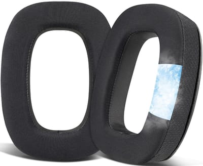 Dailygoods - SOULWIT Koelgel Vervangende Oorkussens voor Beyerdynamic DT100/DT102/DT108/DT109/DT150/DT190 Hoofdtelefoons, Earpads Cushions met IJszijde Stof, Geluidsisolerend Schuim