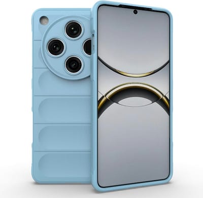 Coverup Hoesje - Geschikt voor OPPO Find X8 Pro Hoesje - Coverup Hands-On Rugged Back Cover - Lichtblauw