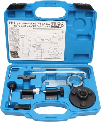 Motor Timing Tool - Vergrendelingsset Diesel - Motoronderhoud - Voor 1.6 2.0 TDI - 32x22x7 cm - Grijs