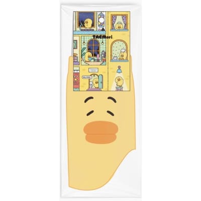 Taemin   18 Chaussettes de Nuit  Oiseau    2026 Taemori Pop Up Store Produit Officiel beige