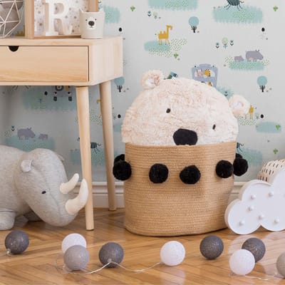 DIEREN OP SAFARI BEHANG | Kinderkamer - bont groen grijs geel wit - A.S. Création Little Love