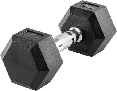 Compacte Halter - Hex halter Gewichten - Krachttraining Thuis - Zeshoekige Vorm - 1 kg - Zwart