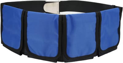 Dailygoods- Loodriem Verstelbaar - Robuust - 4 Zakken - Essentieel Voor Duiken - Snorkelen - Vrijduiken - Duikriem